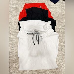 Lucky in Love High-neck Long Sleeve Tennis pullover